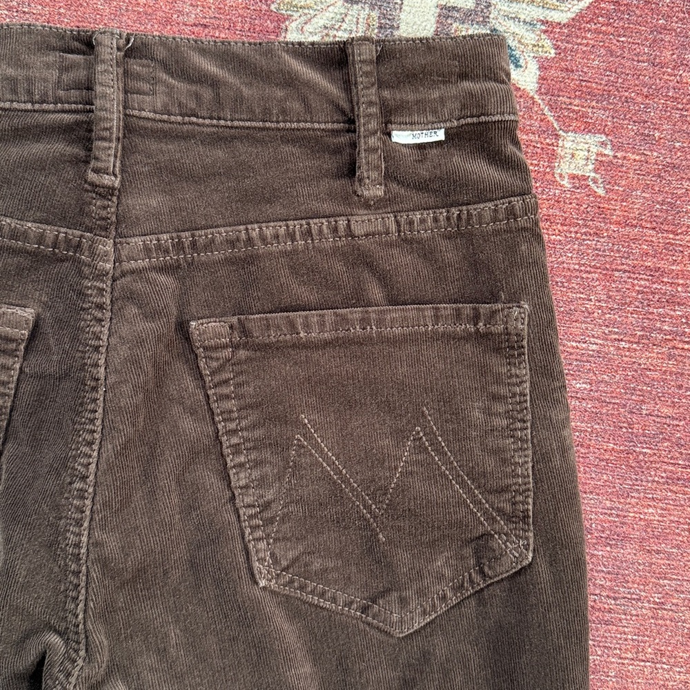 MOTHER The Hustler Ankle Fray Corduroy Pants Size 25* - Picture 8 of 15